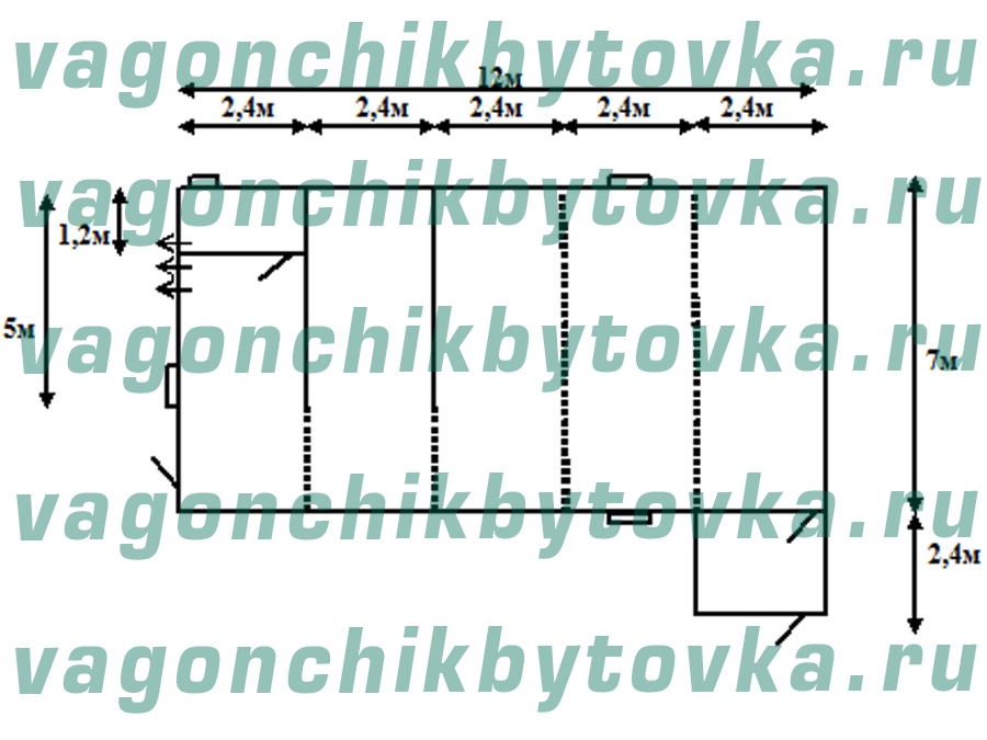 Модульный магазин из 6-ти шт БК